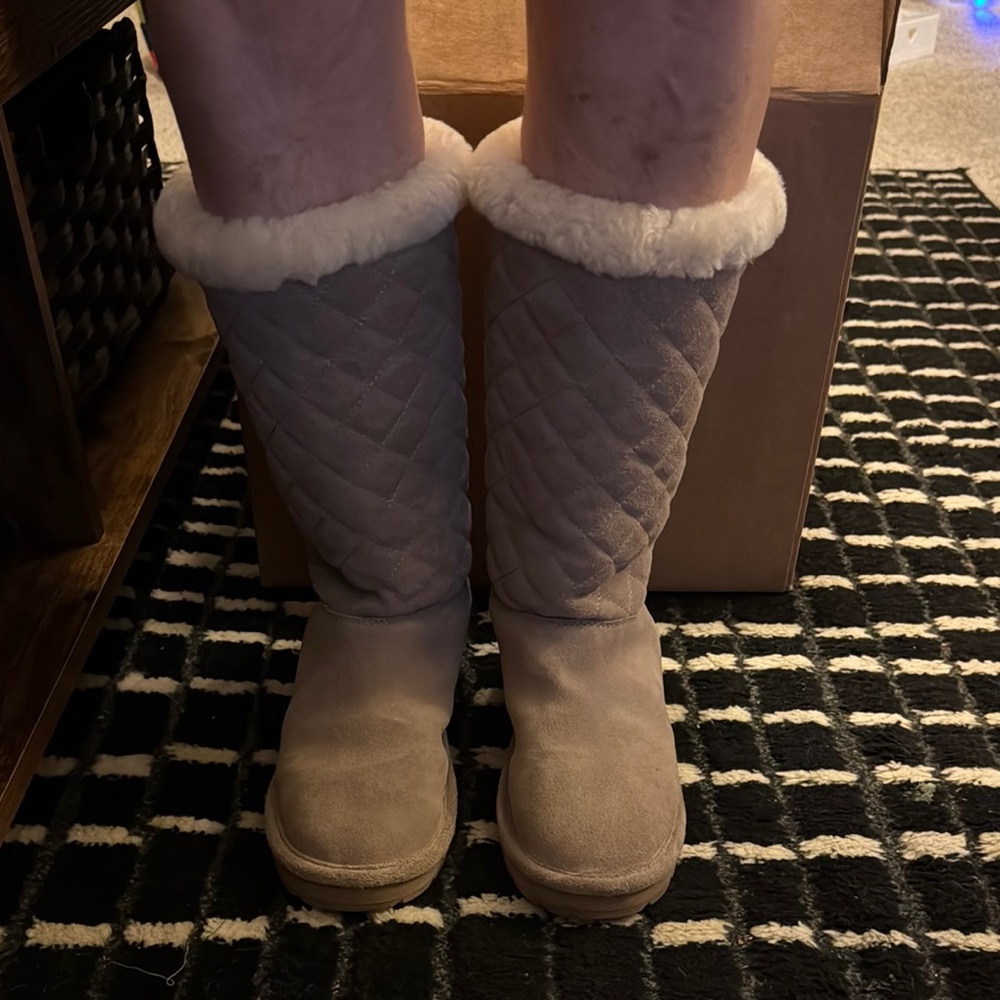 Cozy Quilted Boots with Faux Fur Lining- Michael Kors